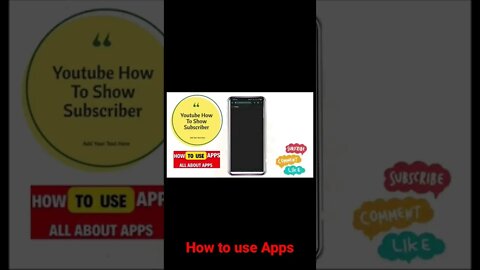 how to show your youtube subscribers #howtouseappss