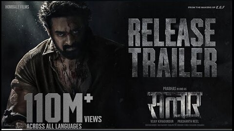 Salaar Release Trailer - Hindi | Prabhas | Prashanth Neel | Prithviraj | Shruthi | Hombale Films