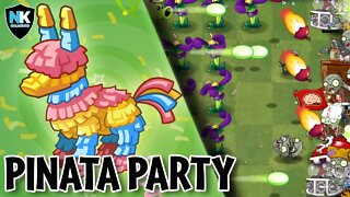 PvZ 2 - Pinata Party - May 30, 2022 - Level 1 Plants vs. Max Level