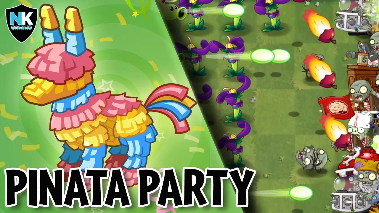 PvZ 2 - Pinata Party - May 30, 2022 - Level 1 Plants vs. Max Level