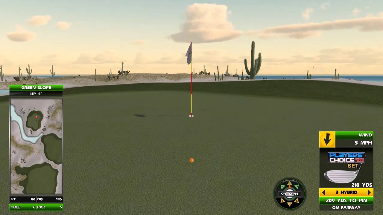 Golden Tee Great Shot on Baja Ria!