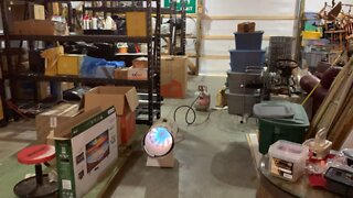 Propane Bullet Heater does the job