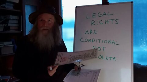 548-0222 LEGAL RIGHTS ARE CONDITIONAL NOT ABSOLUTE