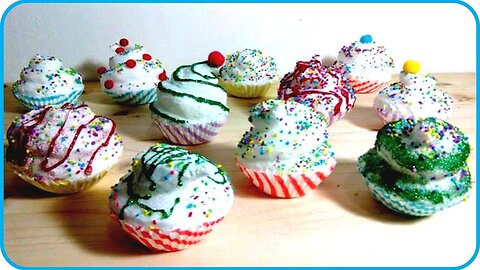 ❣DIY Candy Bar Decorations - Faux Cupcakes❣