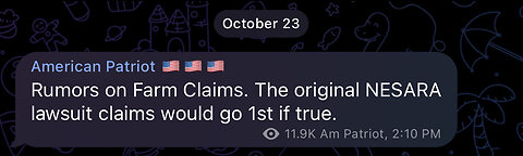 markZ: rumors on farm claims