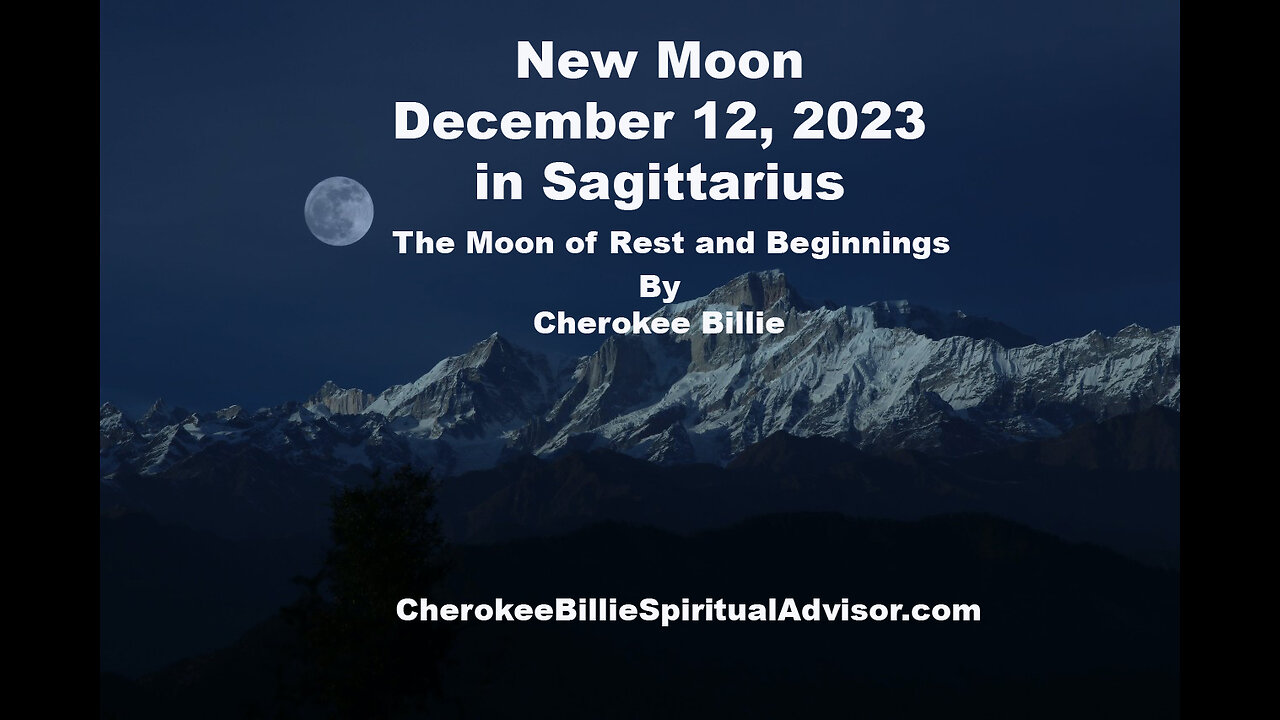 New Moon December 12, 2023 in Sagittarius