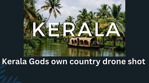 Drone 4k shot Kerala Gods own country