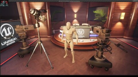 2022 Unreal 4K Test of broadcast Set