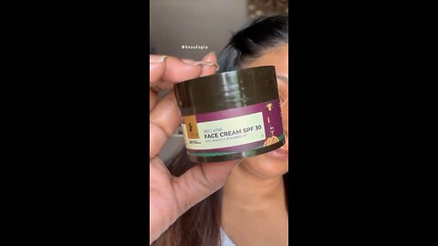 One of my favourite Pilgrim red vine face cream SPF 30 demo & review #pilgrim #sunscreen #beautopia