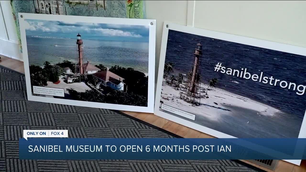 Sanibel Museum will feature Sanibel Lighthouse Hurricane Ian exhibit at reopening