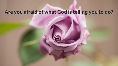 Sermon Only | Are you afraid of what God is telling you to do? | September 20, 2023