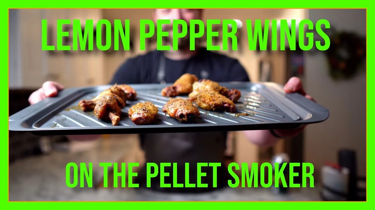 How to smoke Lemon Pepper Chicken Wings on a pellet grill | fresh, spicy, and always crispy!