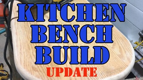 Kitchen Bench Build - Update - How Far Along with the Bench Legs - Its Coming along