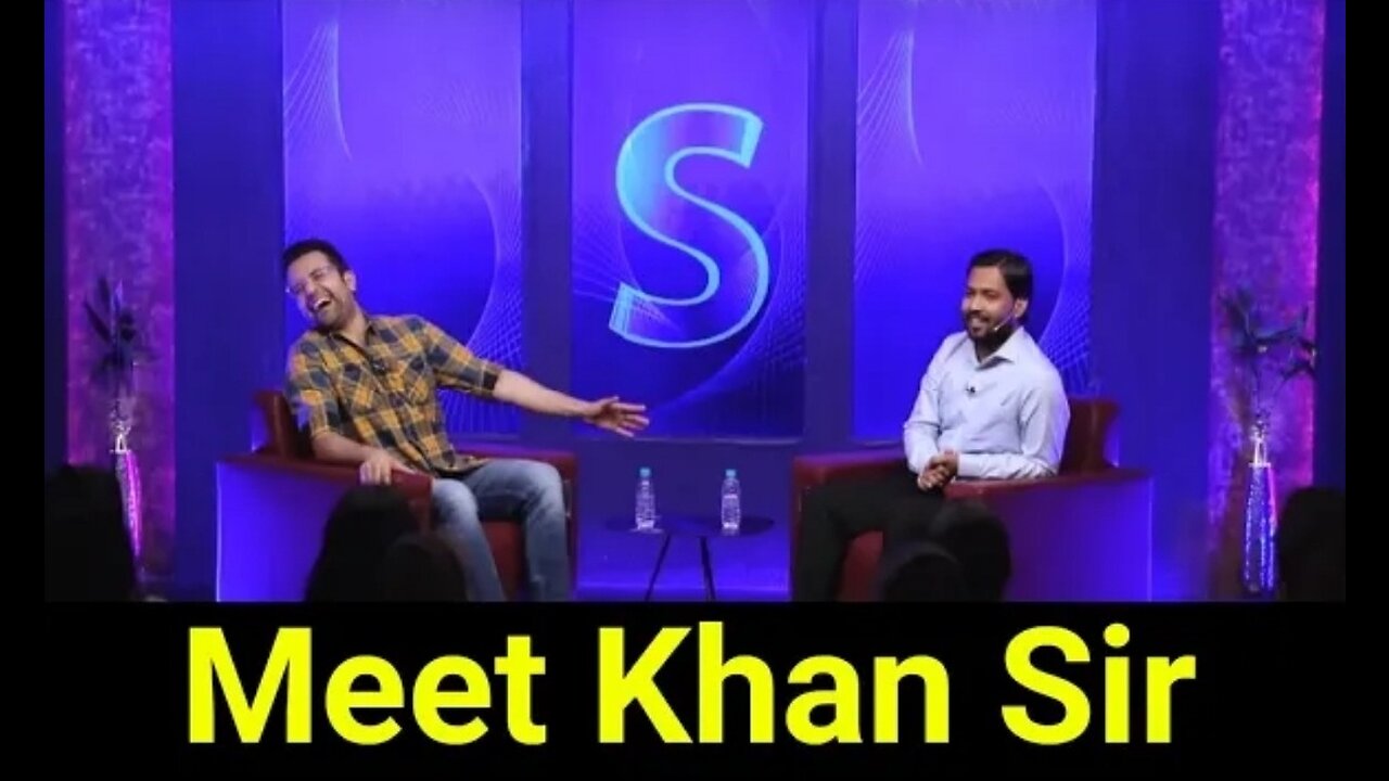 Motivational Speaker Sandeep Maheshwari meets Khan Sir