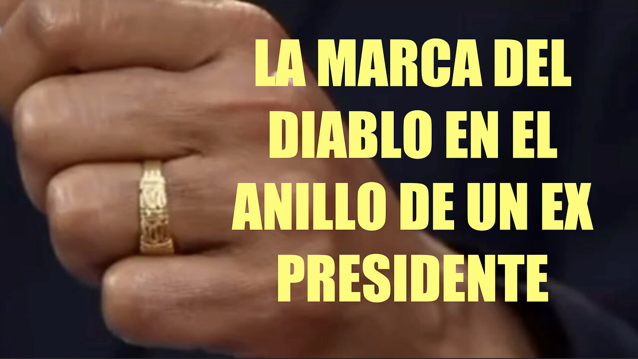 MARCA DEL DIABLO EN EL ANILLO DE UN PRESIDENTE