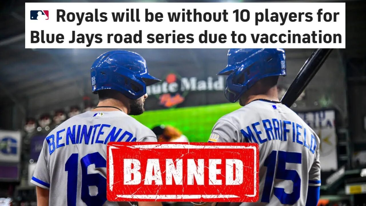 10 Kansas City Royals Players CAN'T Play In Toronto Because They Aren't Vaccinated | MLB Insanity