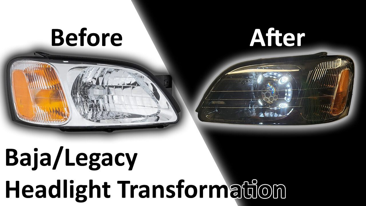 Subaru Baja (03-06) & Legacy (00-04) Headlight Retrofit - Full Speed Build Transformation!