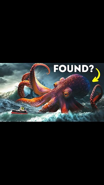 Is the kraken real #caughtoncamera #mythicalcreature #creature #krake