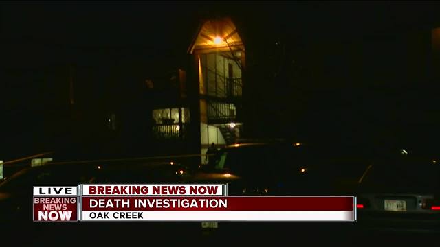 Death investigation underway at Oak Creek apartment complex