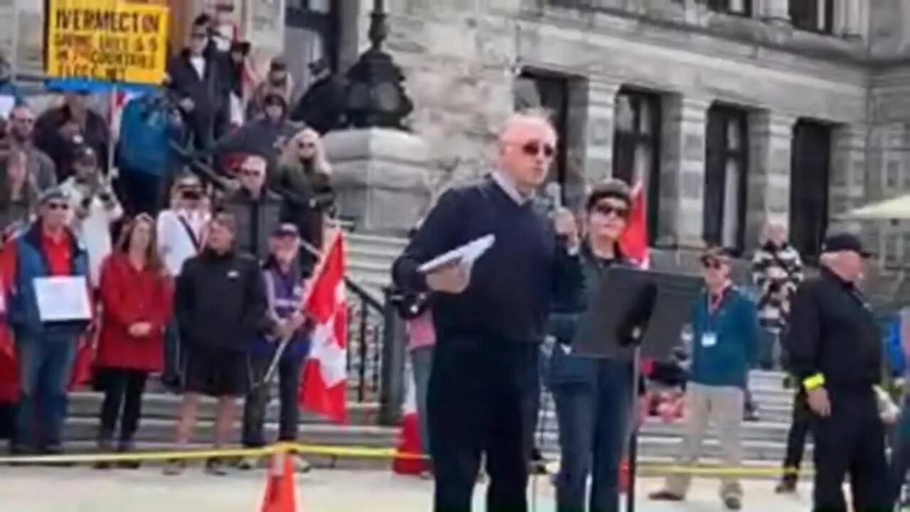 Brian Peckford Speech At Freedom Rally in Victoria BC 🇨🇦