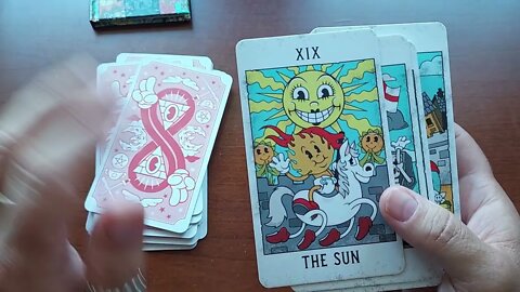 Unboxing Mystical Medleys A Vintage Cartoon Tarot by Gary Hall