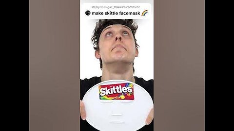 Skittles Face Mask ASMR