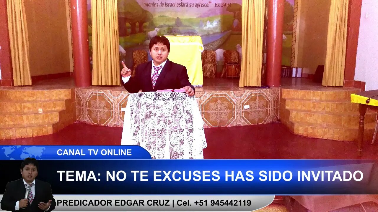 No te Excuses haz sido Invitado - EDGAR CRUZ MINISTRIES