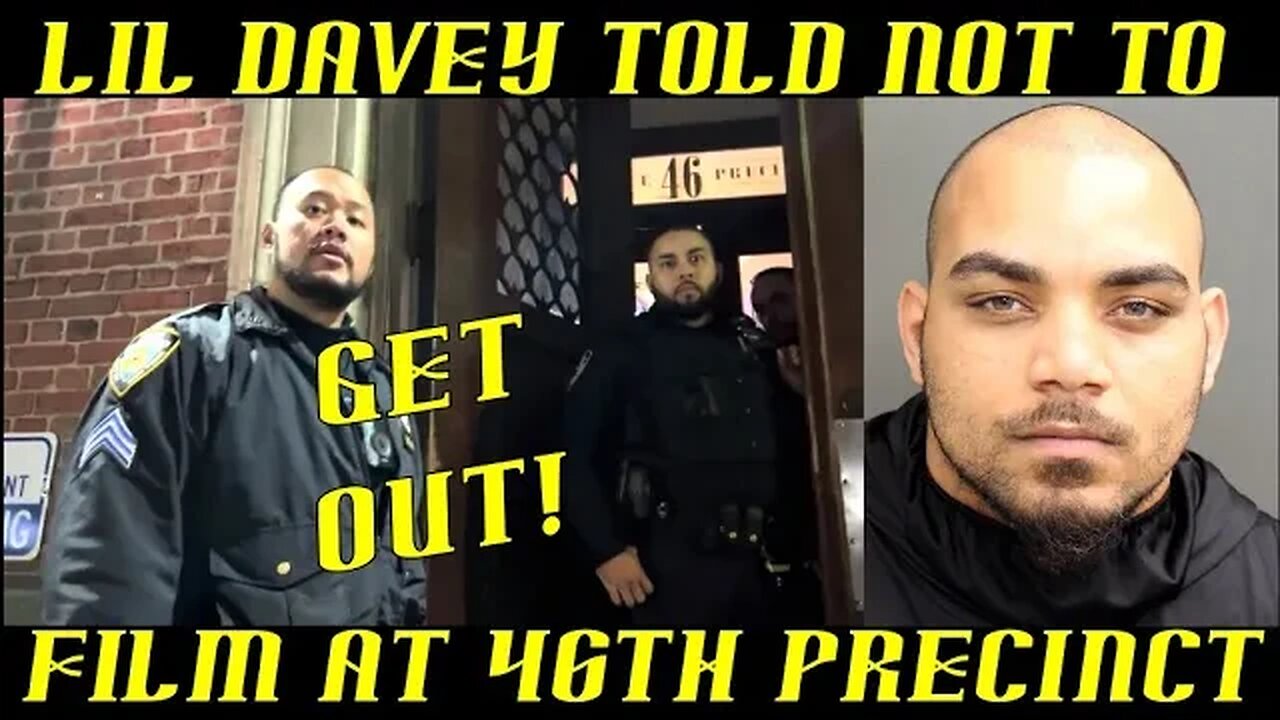 Frauditor Lil Davey Told Not to Film at 46th Police Precinct in NYC!