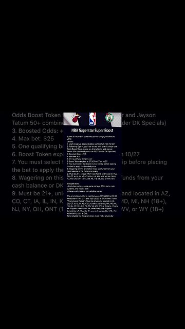 NBA Prop Special! #nba #miamiheat #bostonceltics