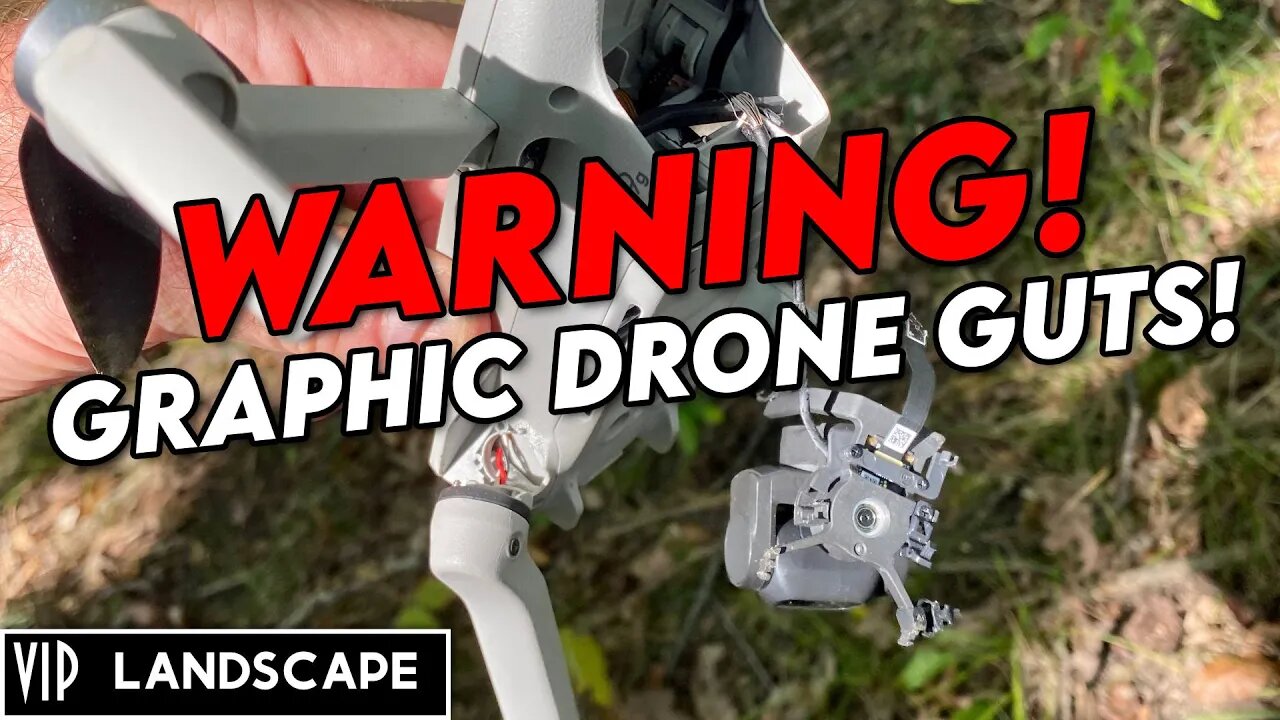 GRAPHIC! Drone guts!