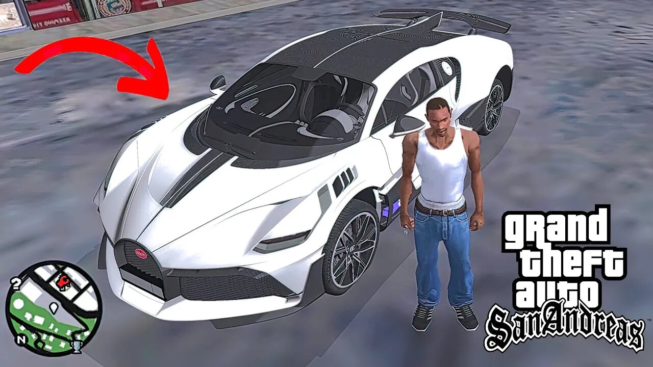 Secret Bugatti Divo Car Location in GTA San Andreas (Cheat Code)