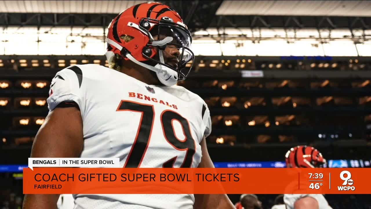 Bengals rookie sending Fairfield coach to Super Bowl