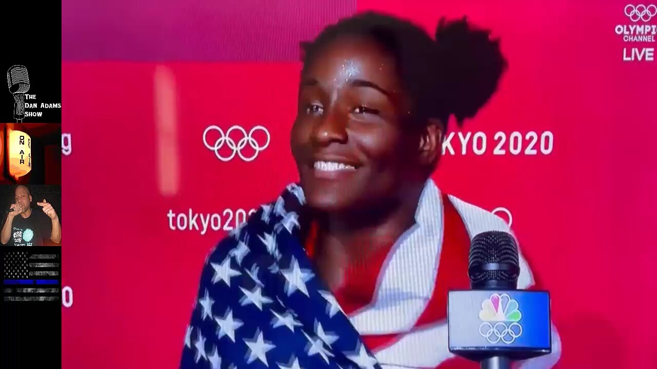 Olympic Gold Medalist Tamyra Mensah-Stock Representing God and The USA