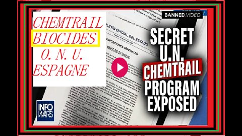 CHEMTRAILS BIOCIDES ESPAGNE ONU