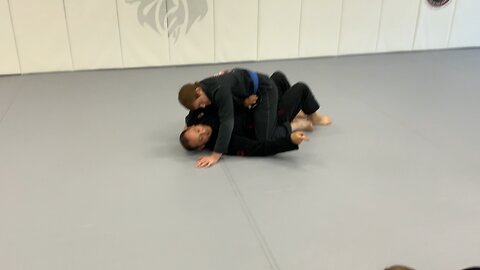 Leg-drag Escape from Mount in Brazilian Jiu-Jitsu with an Alternate Ending