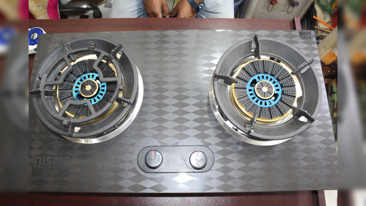 Disnie Gas Stove - 2 Burner Best Price Marble Gas Stove | মার্বেল গ্যাসের চুলা