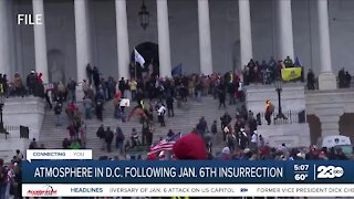 Atmosphere in D.C. following Jan. 6th insurrection