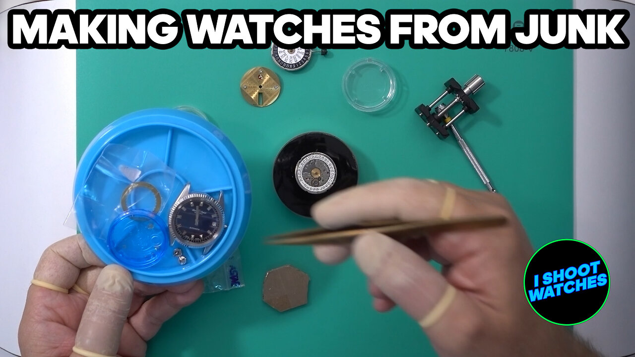 Retrofitting Movements, Dials, Hands, and Cases to Make Watches from Spare Parts