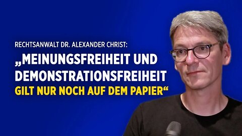 Interview mit Rechtsanwalt Dr. Alexander Christ am 01.08.2021 zu Berliner Demos & Verbotsbescheiden