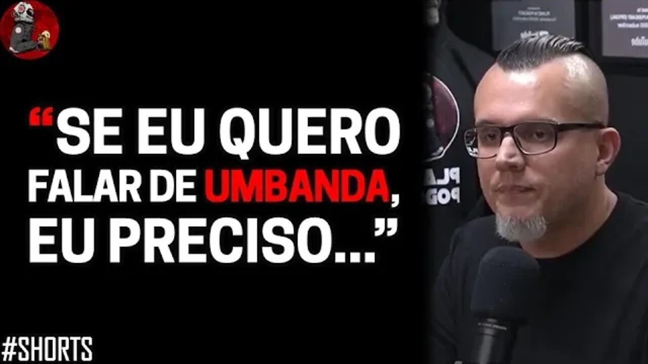 “O D!AB0 SÓ EXISTE PORQUE A IGREJA EXISTE” com Jorge Scritori (Quimbanda) | Planeta Podcast #shorts