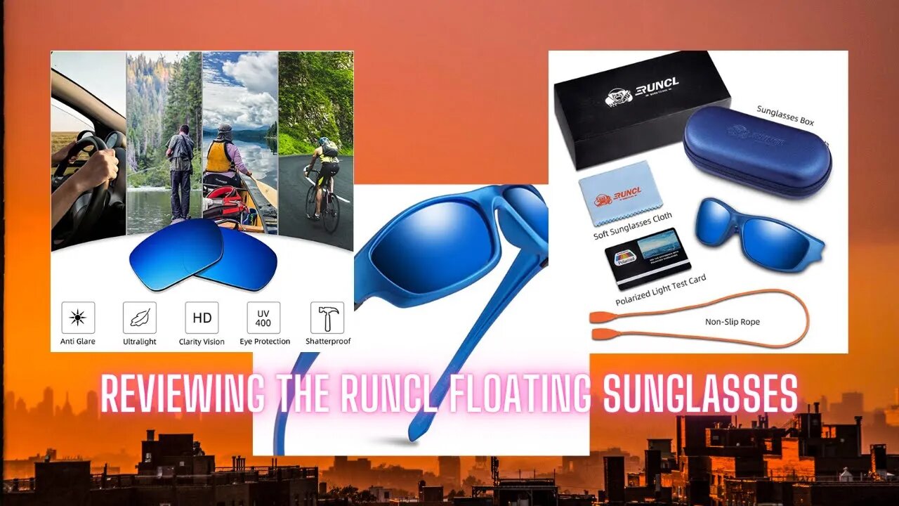 RUNCL Polarized FLOATING Sports Sunglasses -