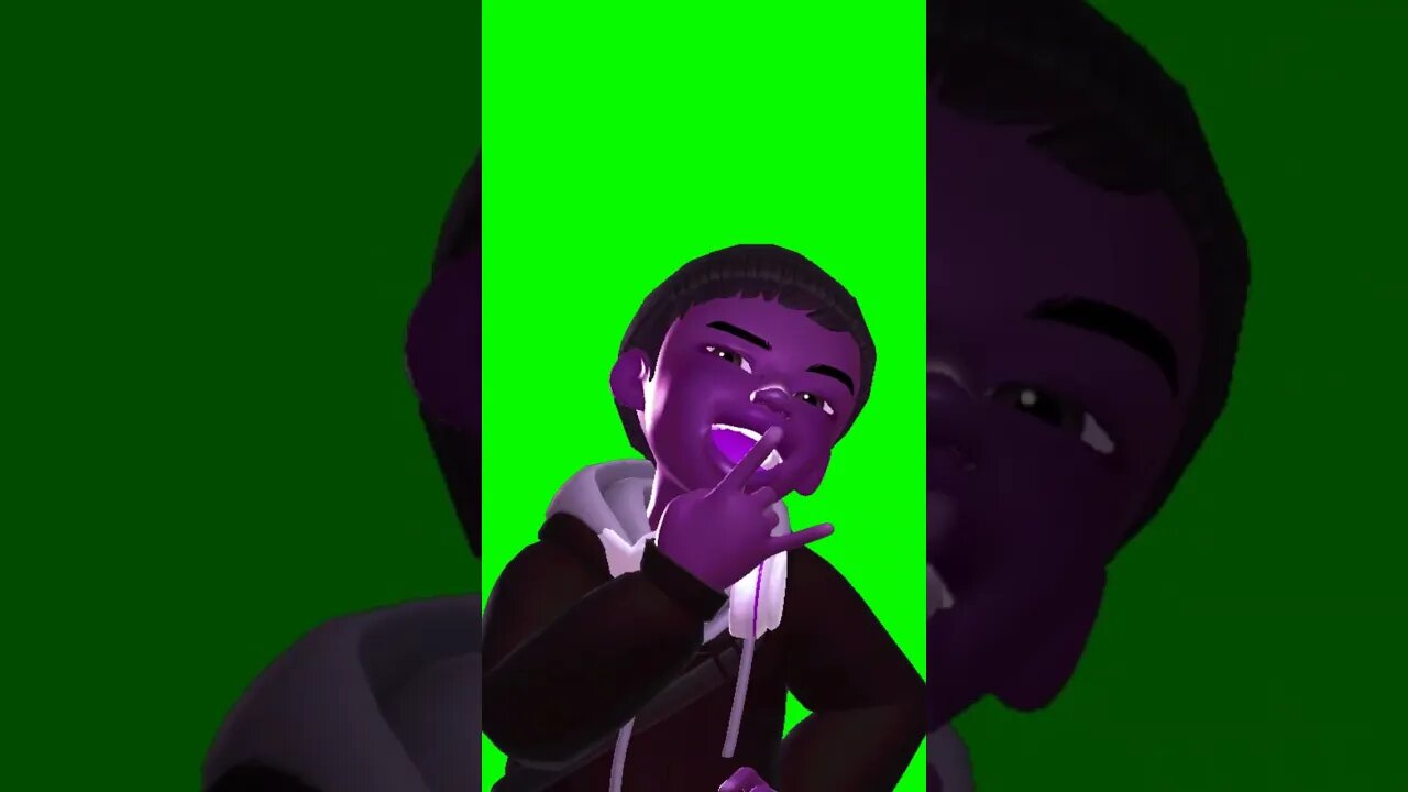 Vídeo de Animação - Avatar correndo - Chroma Key - Green Screen