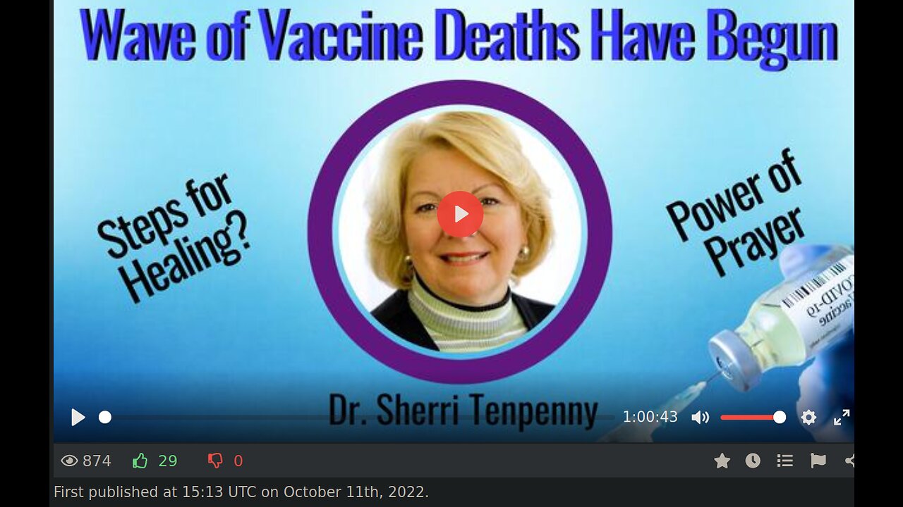 Dr. Sherri Tenpenny Shows Luciferian Attitude That Liars Are Clear of Genocidal Blame