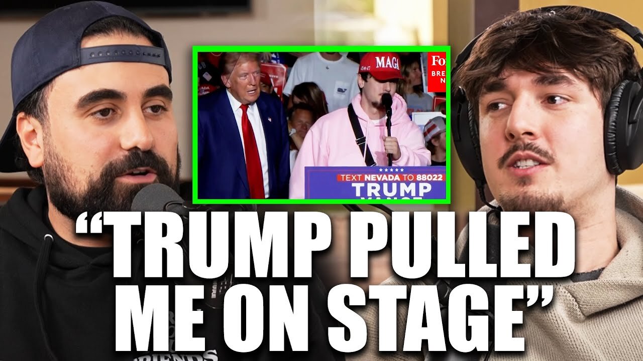 Bryce Hall On Donald Trump Bringing Him On Stage