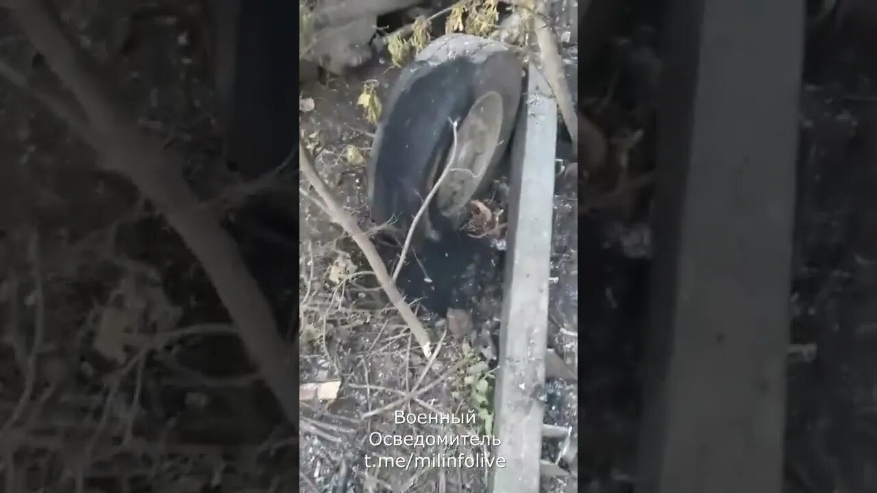 π·πΊπΊπ¦ Destroyed Ukrainian American-Made M777A2 Howitzer In Its Firing Position π₯