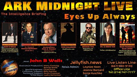 The Intelligence Briefing / Eyes Up Always - John B Wells LIVE