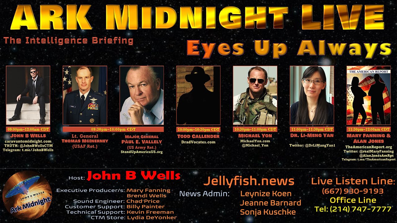 The Intelligence Briefing / Eyes Up Always - John B Wells LIVE