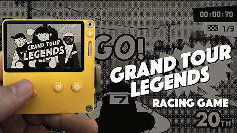 Racing Game on the Playdate! | Grand Tour Legends | gogamego