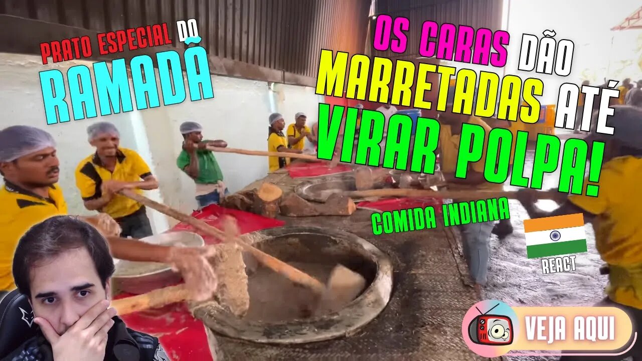 Esse é um PRATO ESPECIAL para o RAMADÃ! Reagindo a COMIDA DE RUA INDIANA | Veja Aqui React