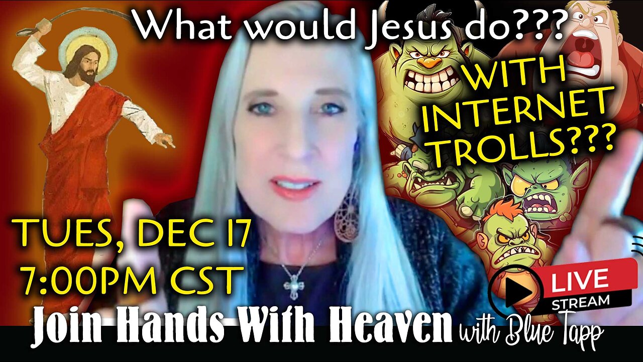 Blue Tapp LIVE! What Would Jesus Do With Internet Trolls???